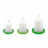 Plastové krmítko zelené úchyt