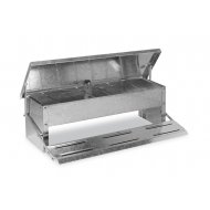 Nášlapné žlabové krmítko pro slepice pozinkované GAUN - 5 kg